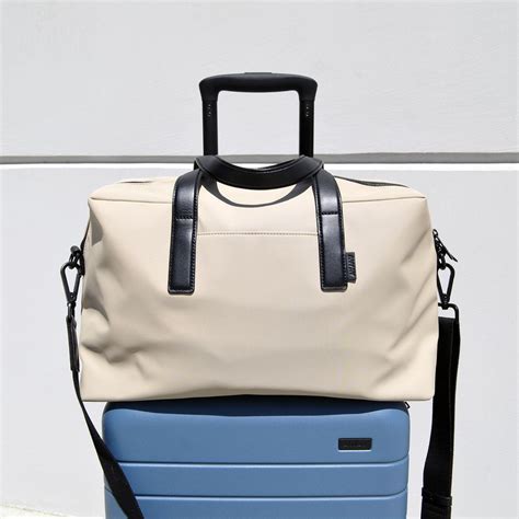 away everywhere bag dupe reddit|small overnight duffle bag.